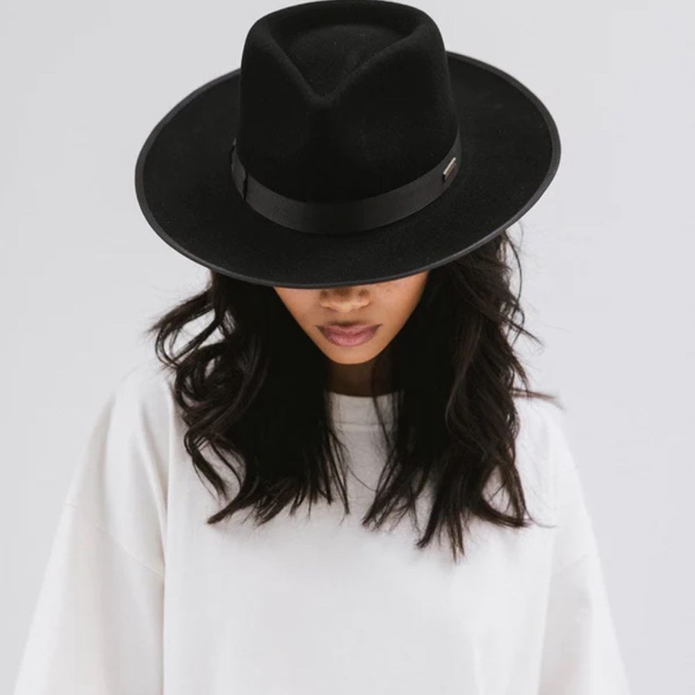 Gigi Pip black Monroe Rancher hat